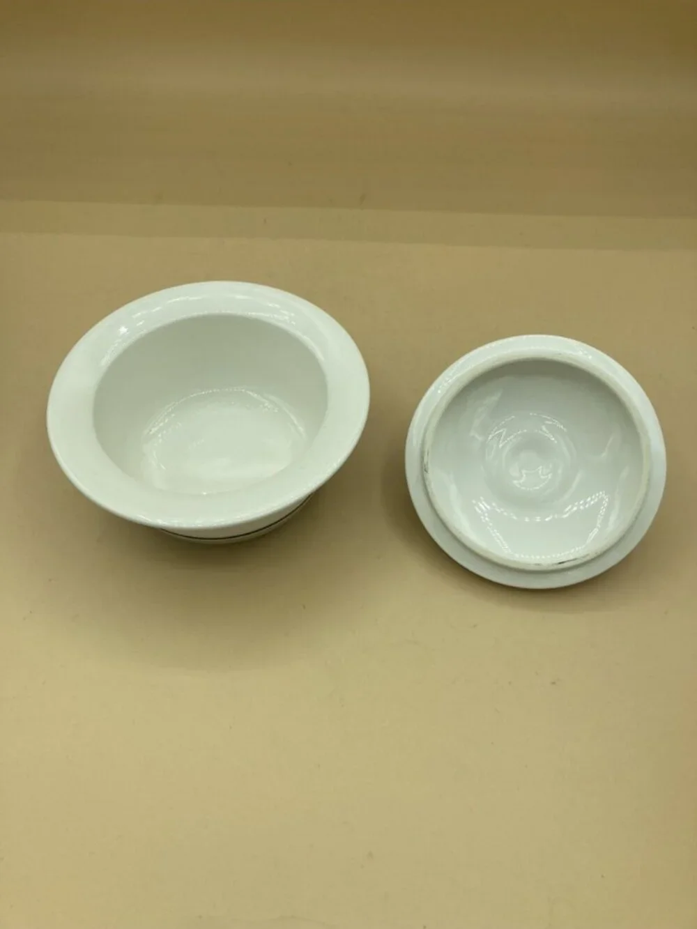 ARABIA Finland Seita Arctica Sugar Bowl With Lid